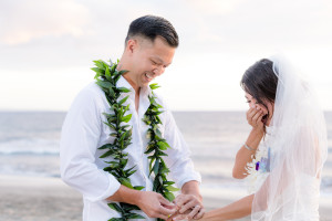 Maui beach elopement