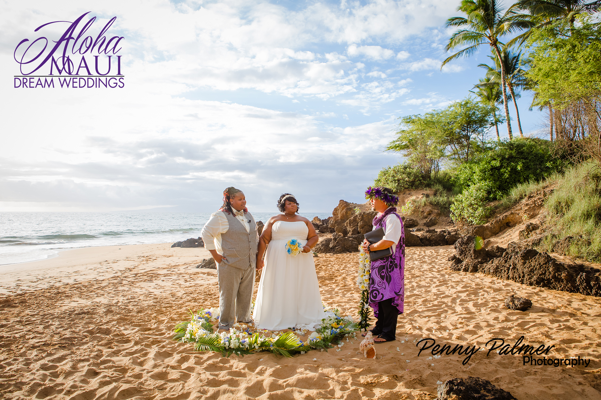Lesbian Weddings Aloha Maui Dream Weddings
