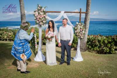 wedding at Merrimans in Kapalua