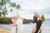 Maui beach wedding ceremony on Ulua Beach