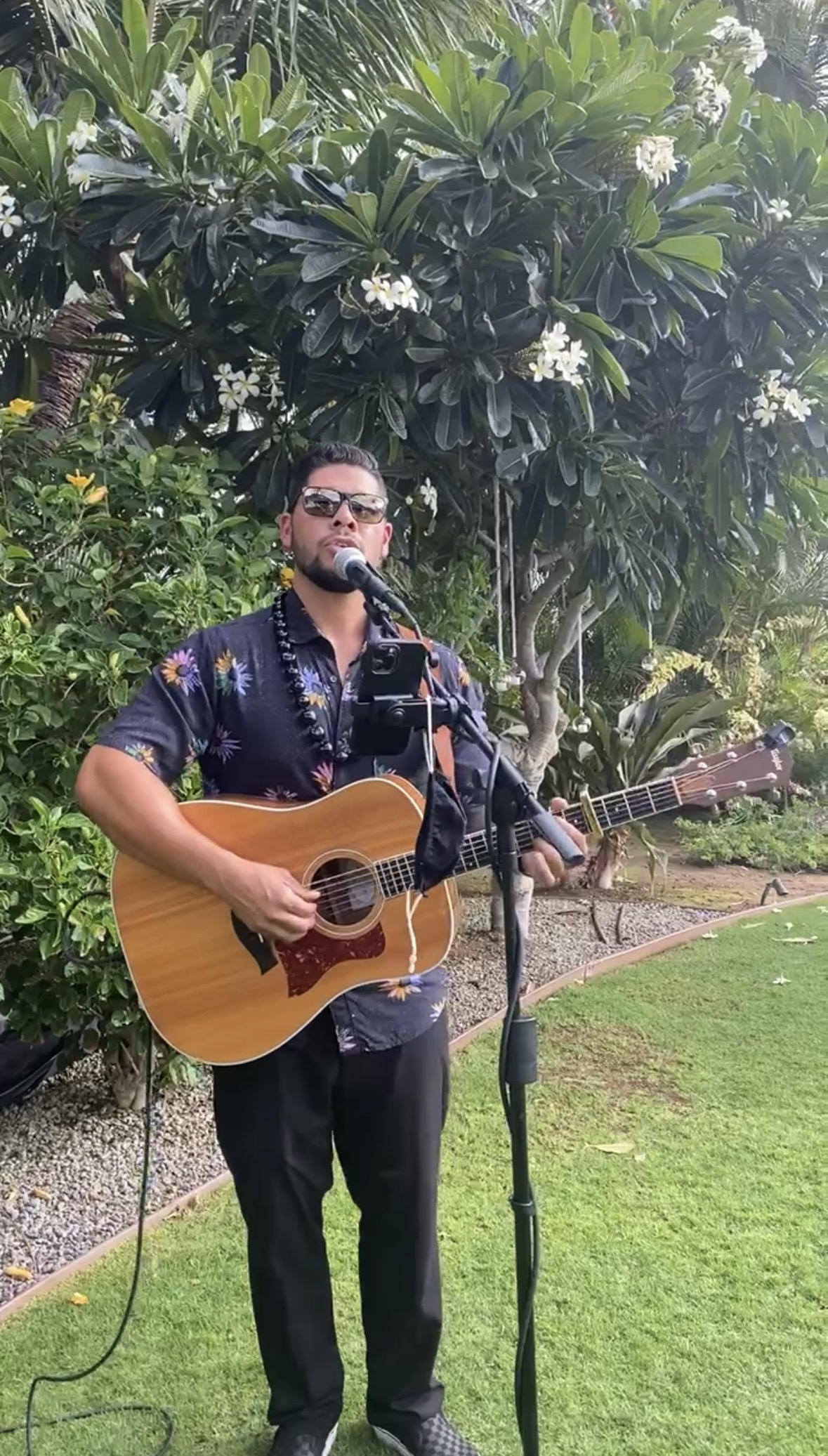 Kalo is an incredible musician here on Maui